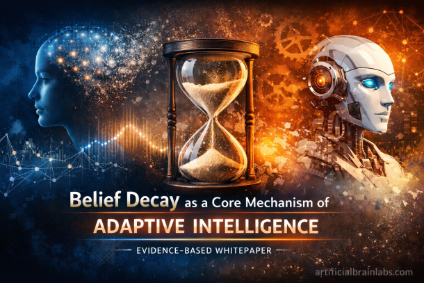 Belief Decay as a Core Mechanism of Adaptive Intelligence